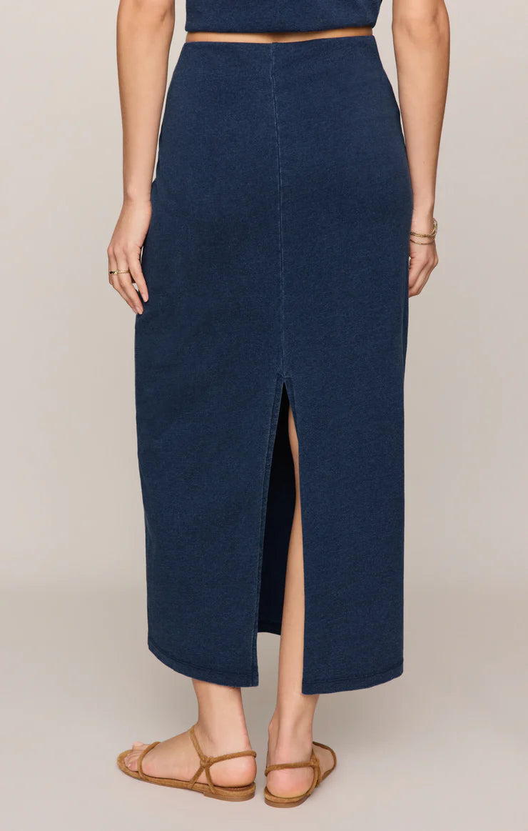 Z Supply Gail Midi Skirt - Indigo