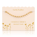 Lucky Feather - Charm Garden - Bracelet Chain - Gold
