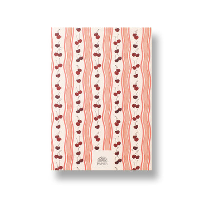 Papier - Cherry Wave Softcover Lined Notebook