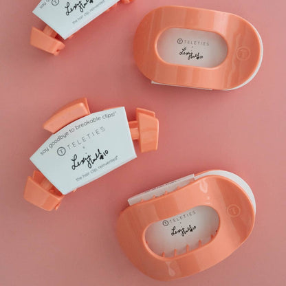 TELETIES - Lexie Hull Large Flat Round Hair Clip