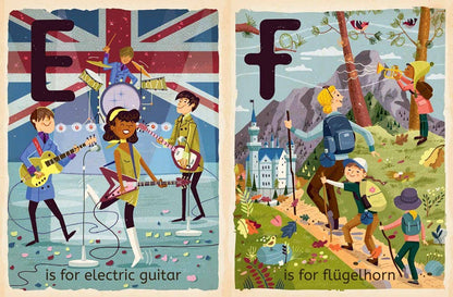 Gibbs Smith - M is for Music; Alphabet board book