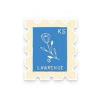 Ruff House Print Shop - Custom City Stamp Sticker - Atlantic, IA