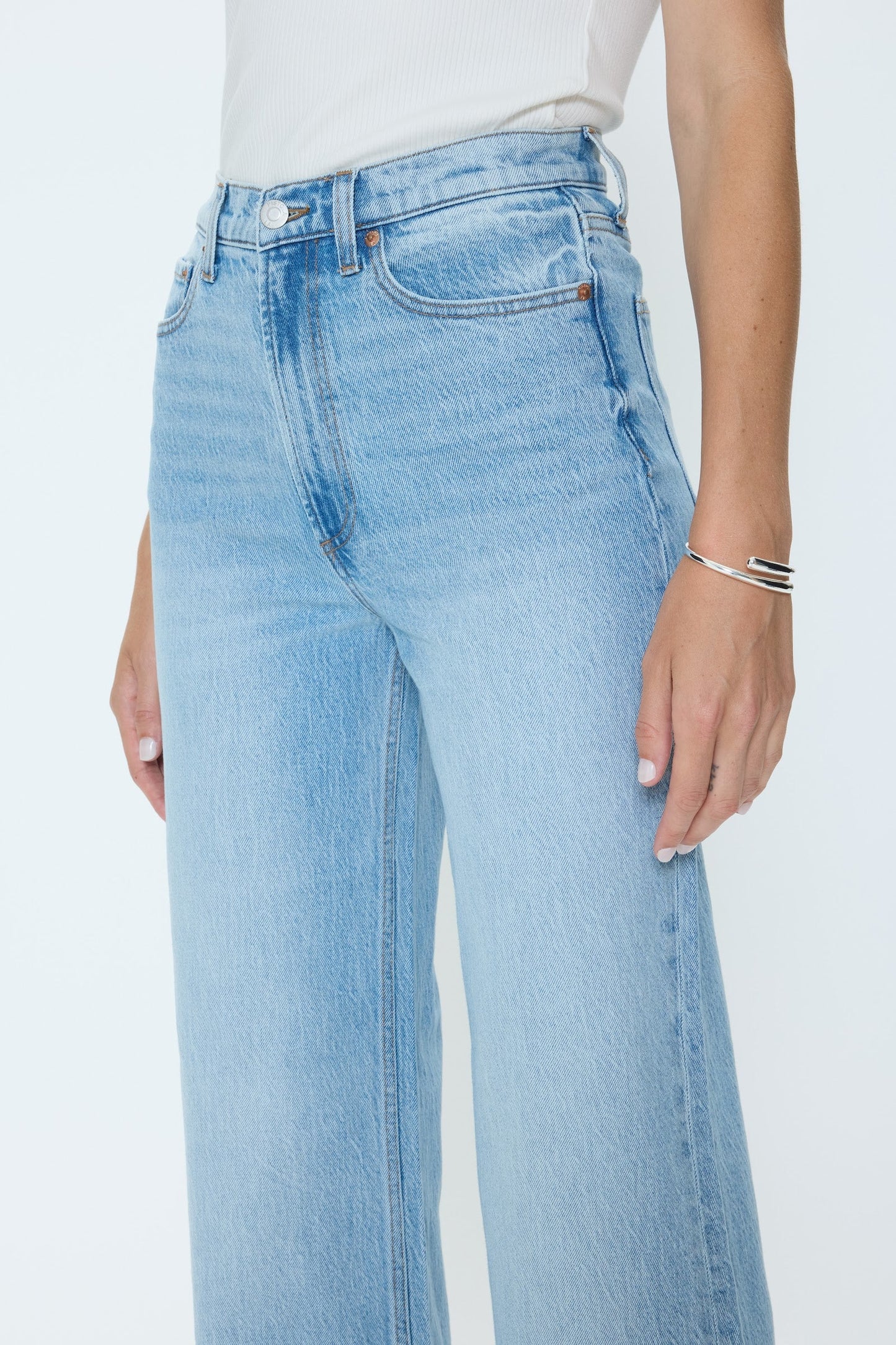 Pistola Lana High Rise Ultra Wide Leg Jeans - Perspective