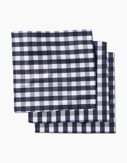 Geometry - Midnight Flannel Dishcloth Set