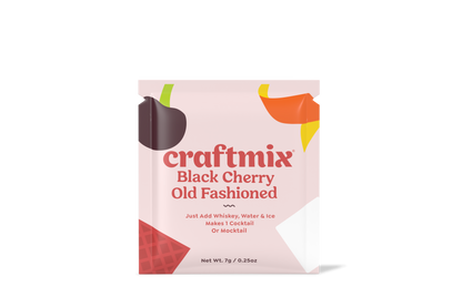 Craftmix - Black Cherry Old Fashioned Cocktail Mixer - Single Packets