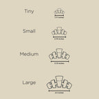 TELETIES - Classic Hair Clip | Small | Merry Pinkmas