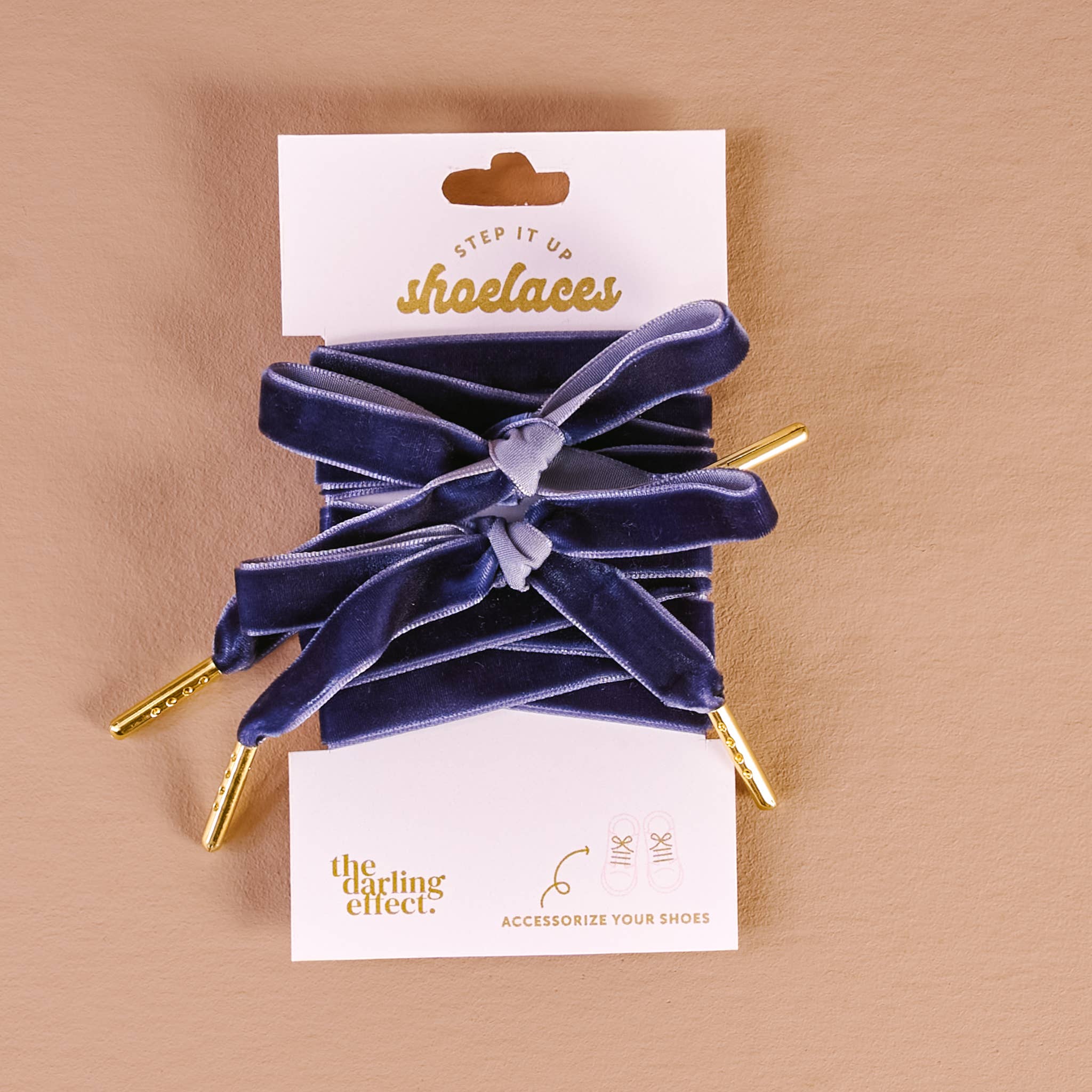The Darling Effect - Step It Up Shoelaces-Velvet Blue