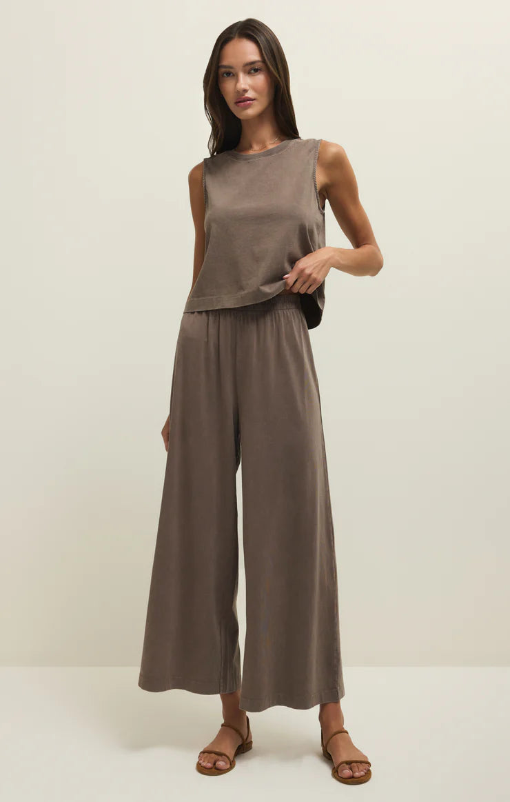 Z Supply Sloane Jersey Muscle Tank - Perfectly Taupe