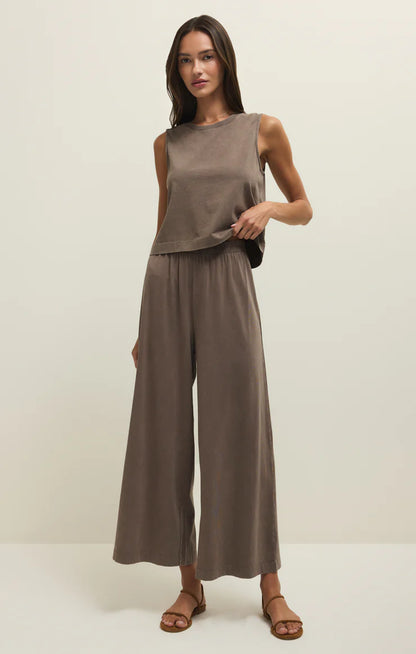 Z Supply Sloane Jersey Muscle Tank - Perfectly Taupe