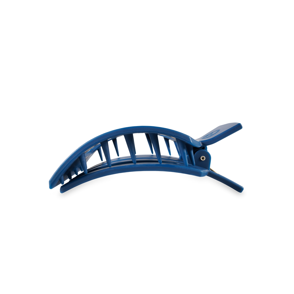 TELETIES - Square Flat Hair Clip | Medium | Midnight Rain