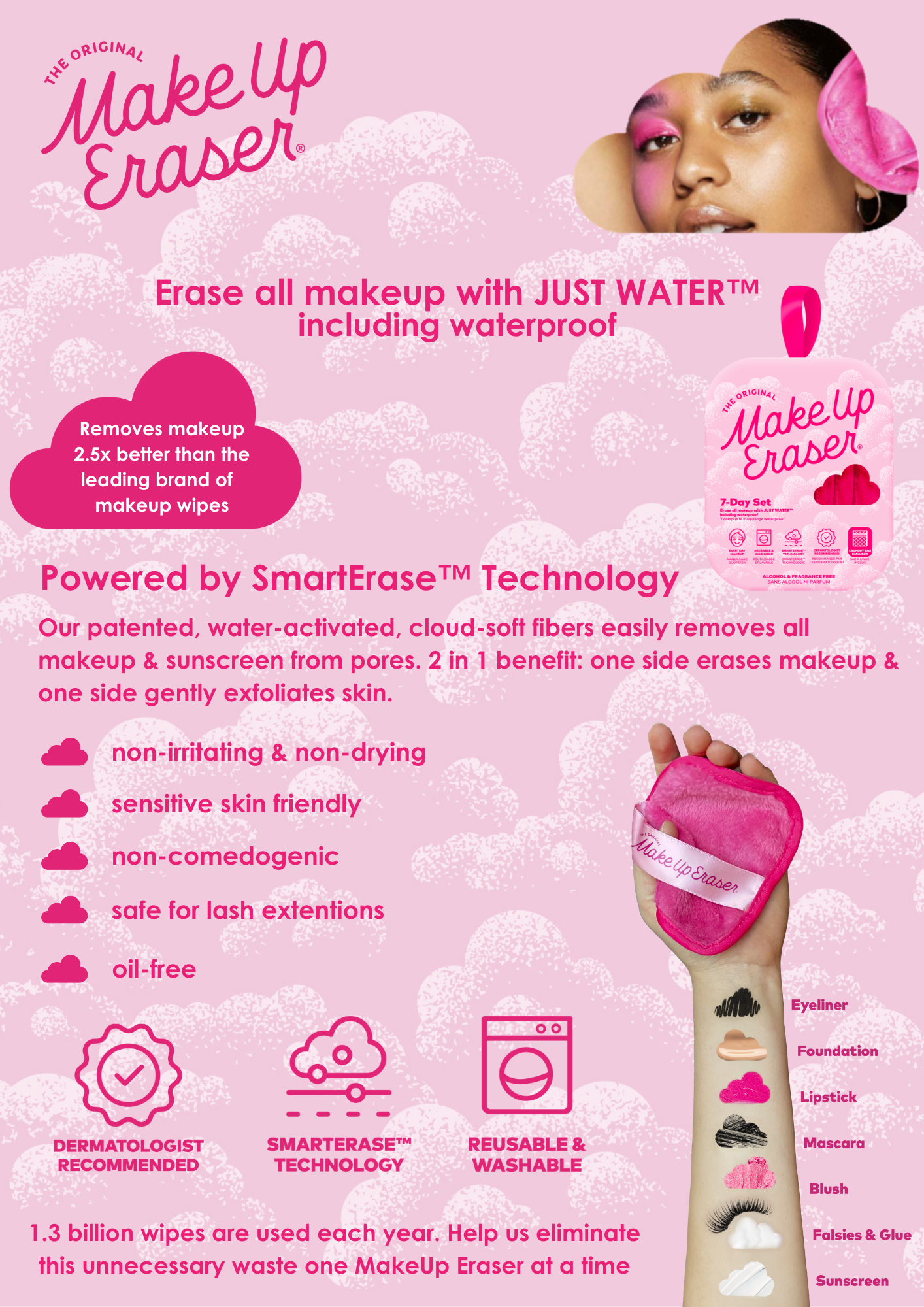 MakeUp Eraser Pro - Love Ruby Red