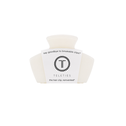 TELETIES - Classic | Coconut White | Petite | Claw Clip