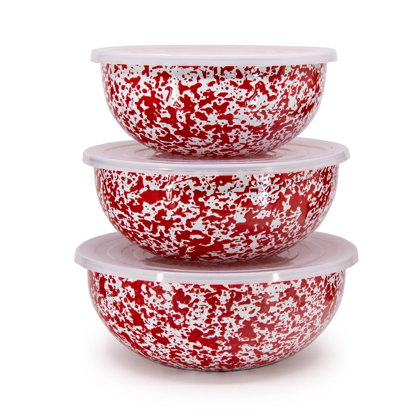 Crow Canyon Home - Splatter Enamelware Covered Multi-Purpose Bowl