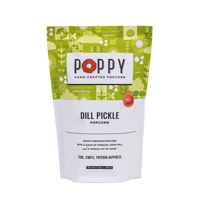 Poppy Hand-Crafted Popcorn - Dill Pickle Popcorn