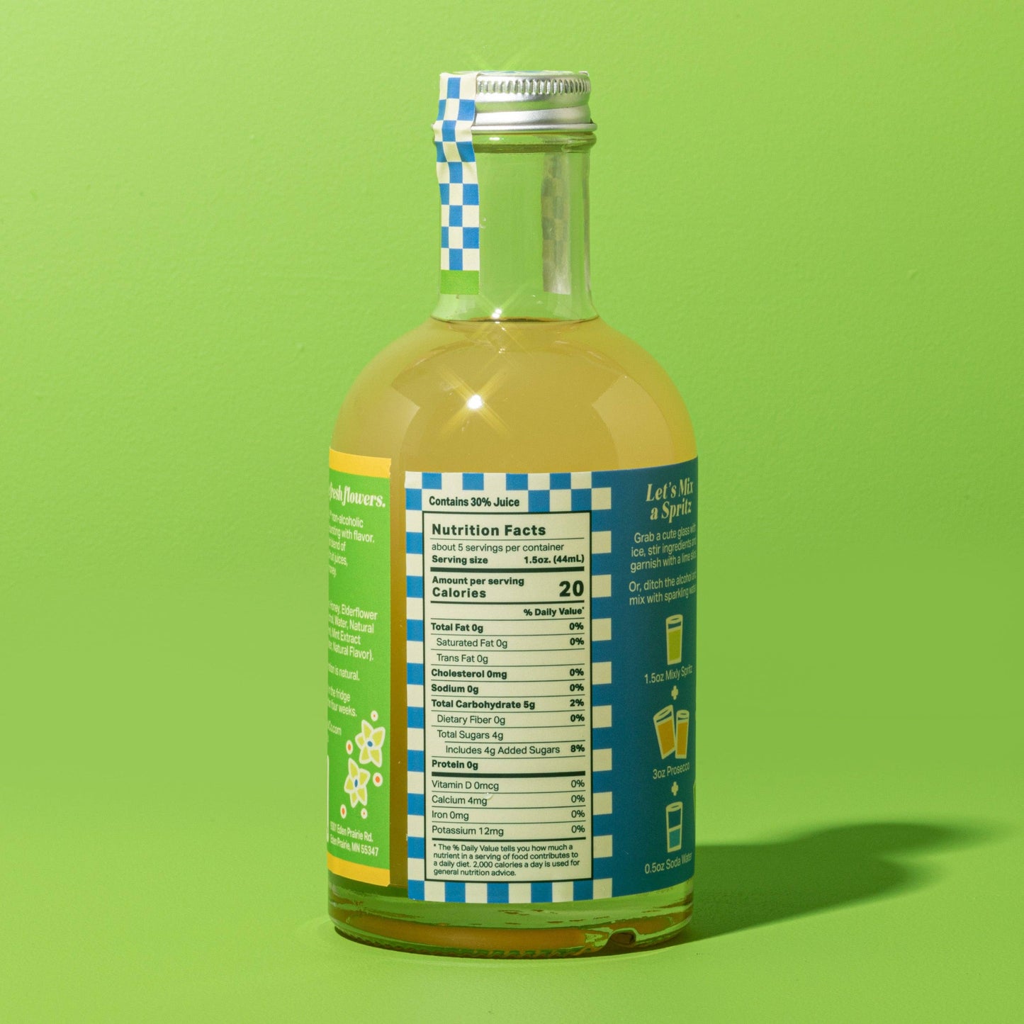 Mixly - Elderflower Mint Spritz Mixer