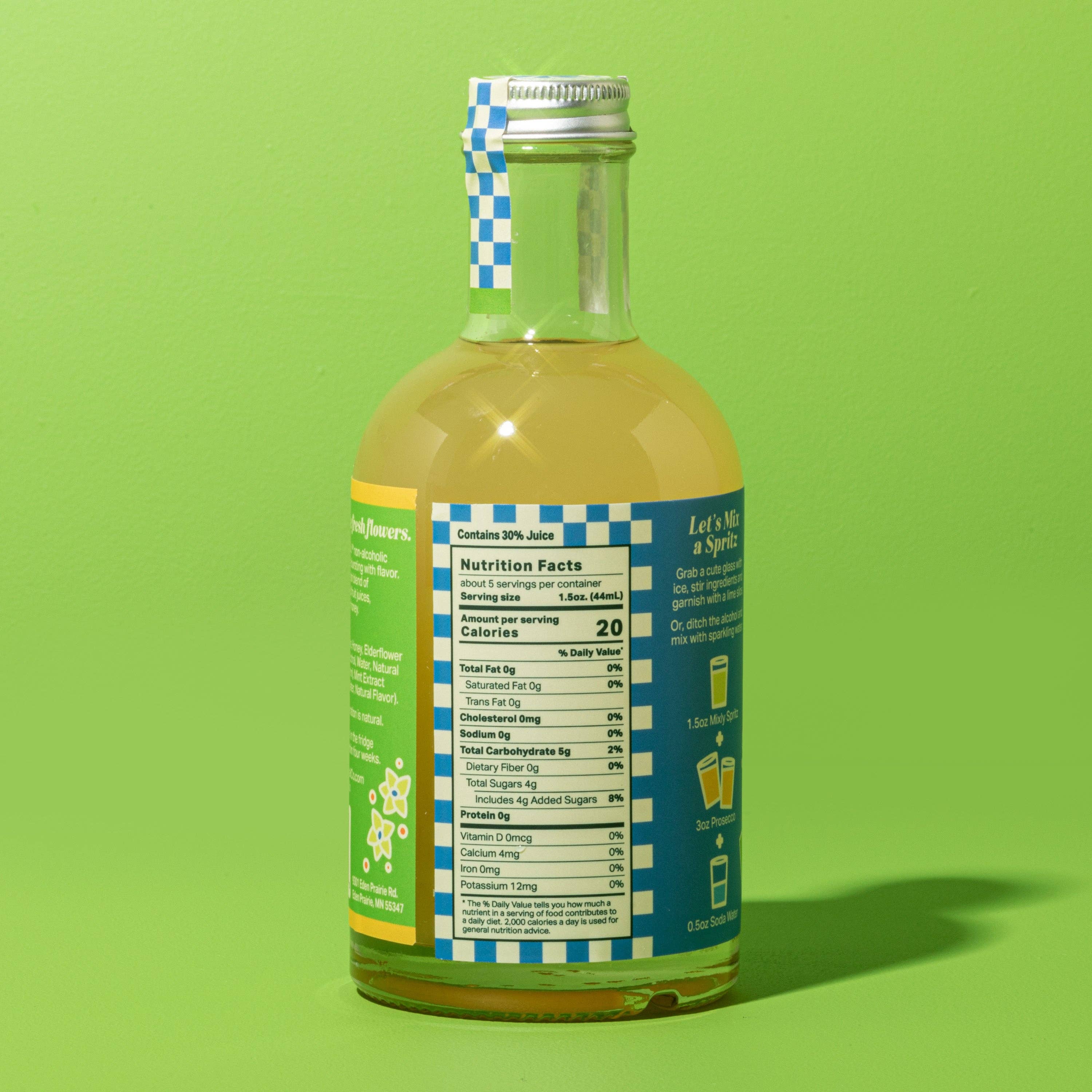 Mixly - Elderflower Mint Spritz Mixer