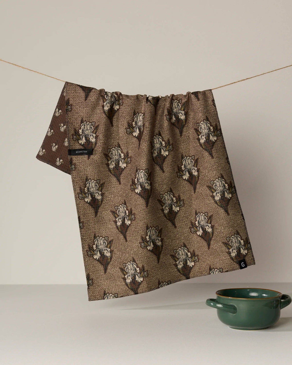 Geometry - Sepia Luxe Kitchen Towel - Fall 2026