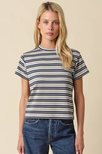 Mila Stripe Baby Tee
