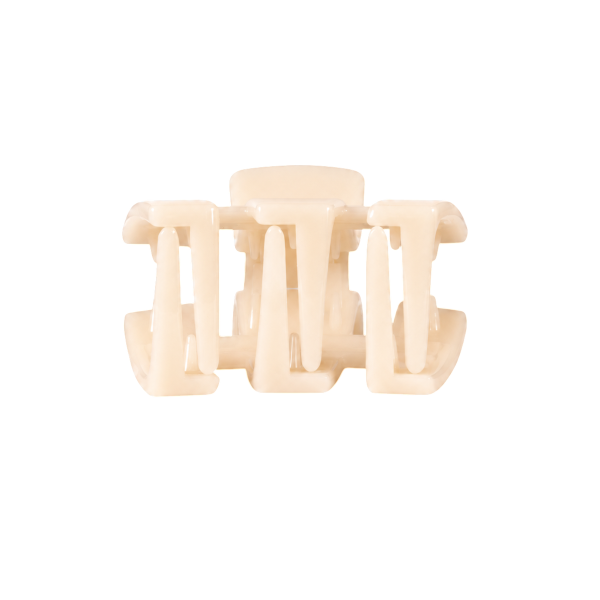 TELETIES - Classic | Almond Beige | Petite | Claw Clip