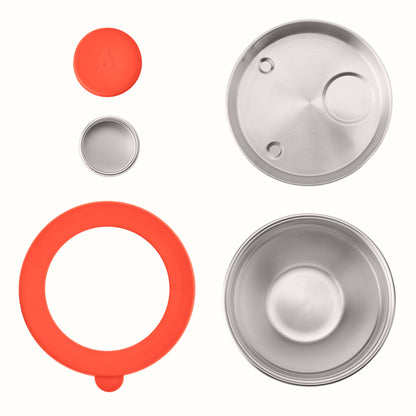 S'well - 64oz Radiant Coral Salad Bowl Kit