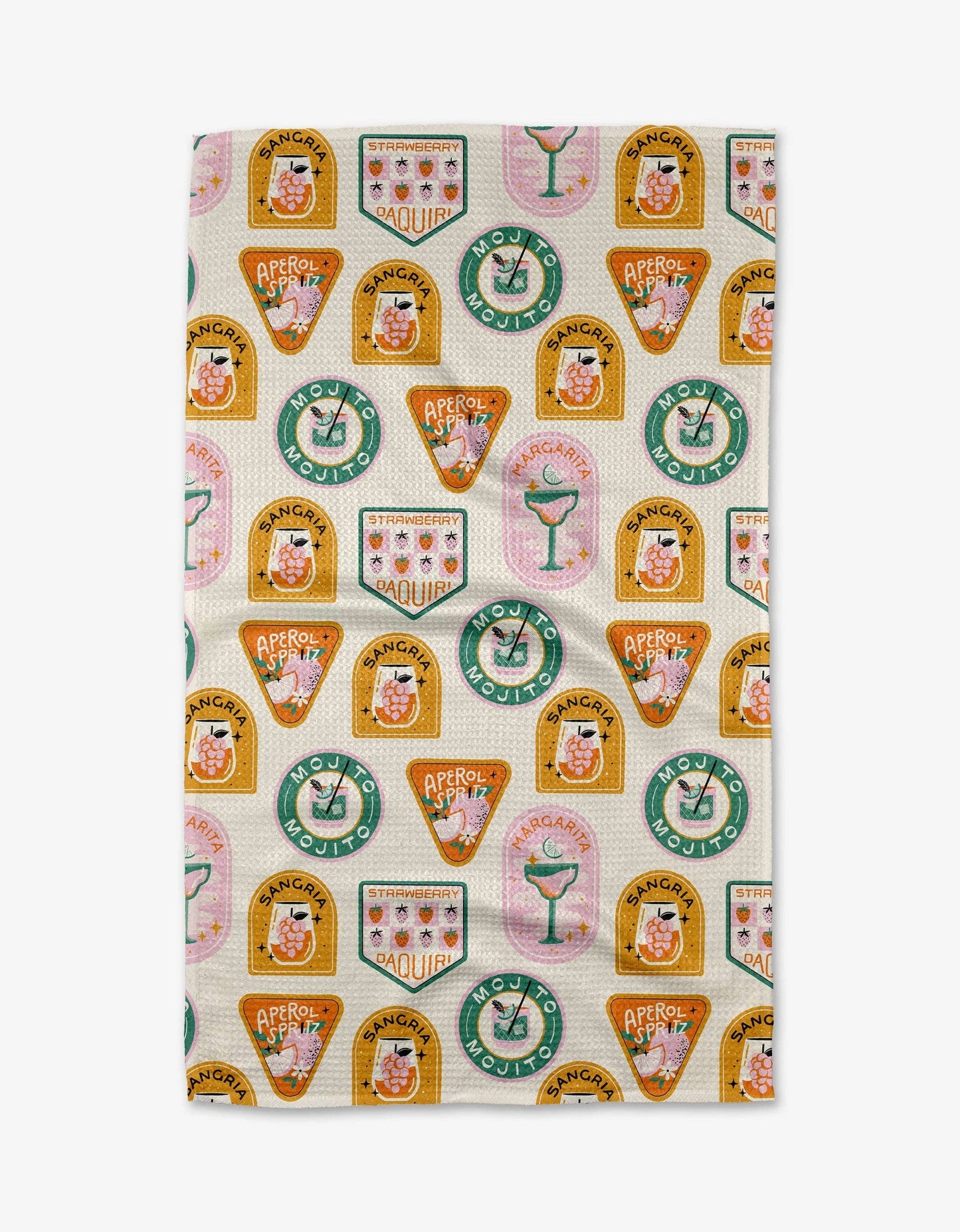 Geometry - Cocktail Scout Badges Tea Towel