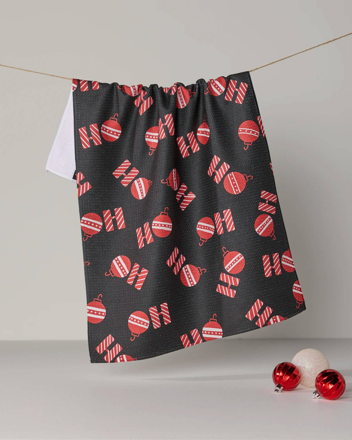 Geometry - Santa Greetings Tea Towel - Holiday 2026