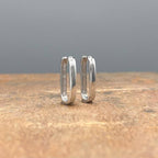 Something Silver - Bold Link Hoops
