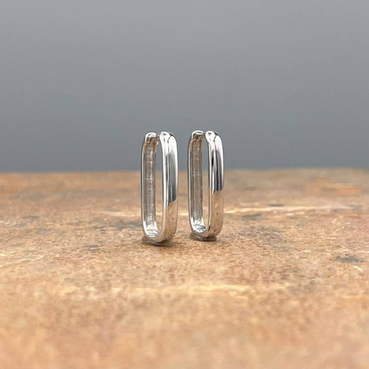Something Silver - Bold Link Hoops