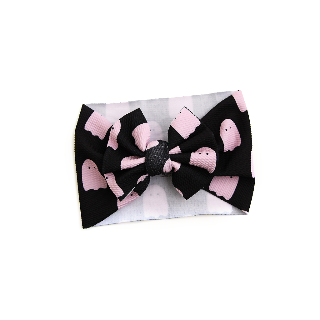 Gigi and Max - Shade Black Ghosts HEADWRAP Halloween Hair Accessory