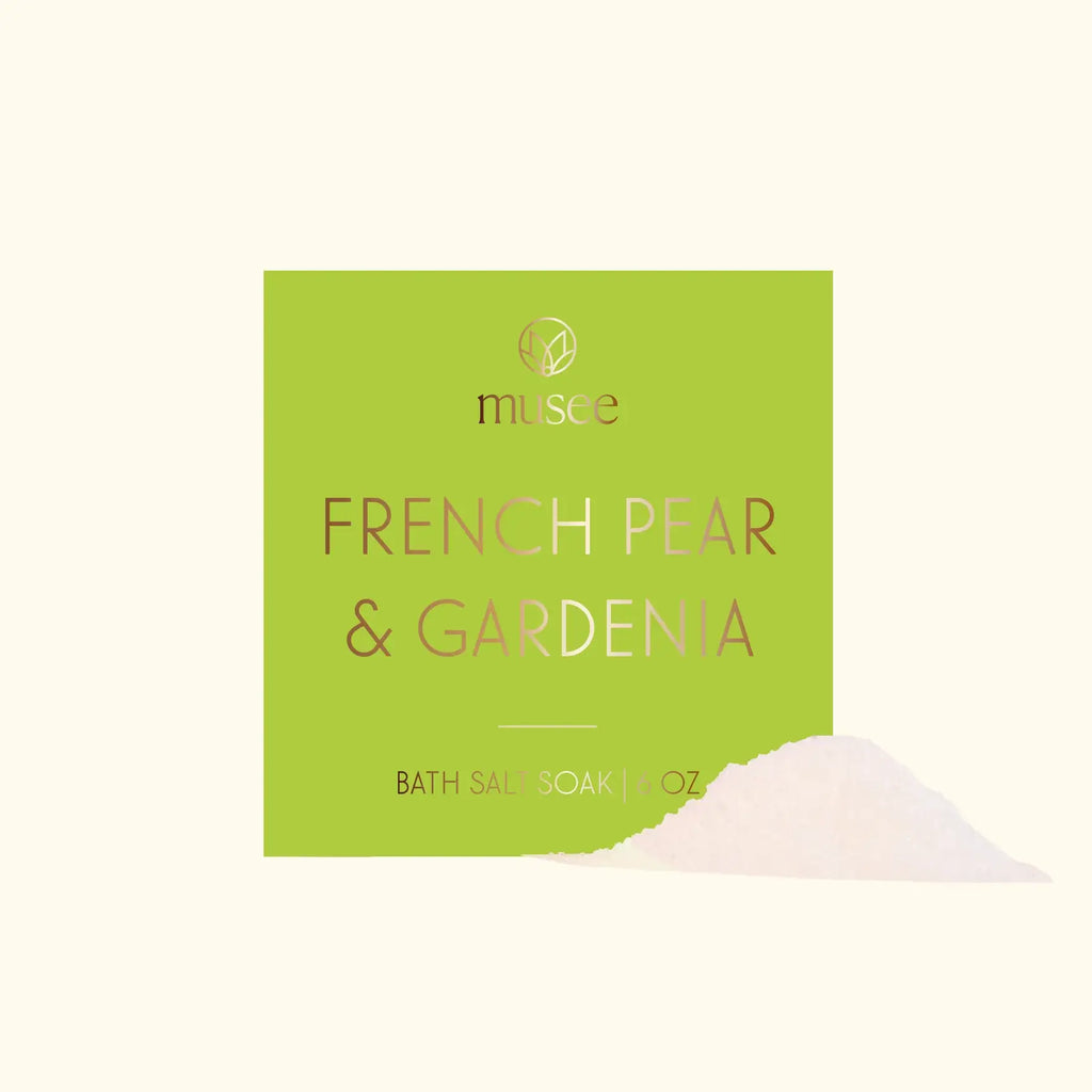 Musee - French Pear & Gardenia Mini Bath Salt Soak