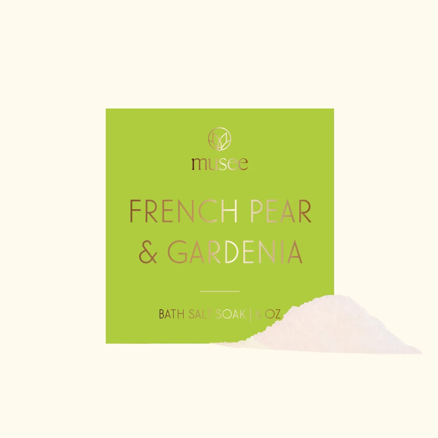Musee - French Pear & Gardenia Mini Bath Salt Soak
