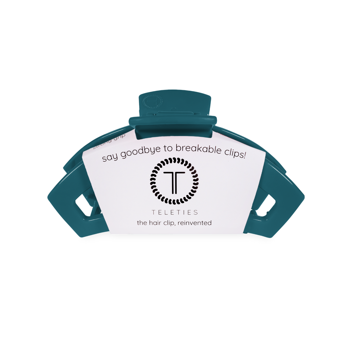 TELETIES - Open Teal With It Medium Hair Clip