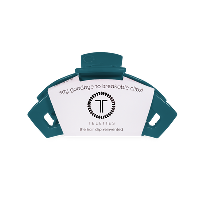 TELETIES - Open Teal With It Medium Hair Clip