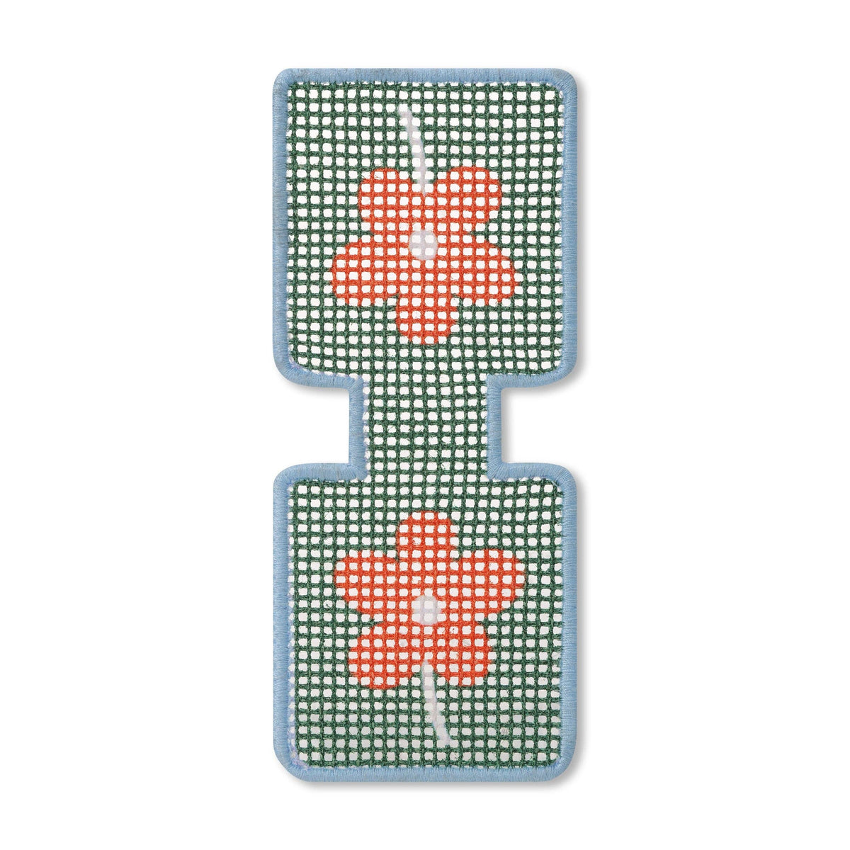 Lucky Feather - Needlepoint Keychain Kit - Flower