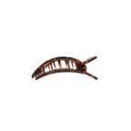 TELETIES - Square Flat Hair Clip | Small | Tortoise