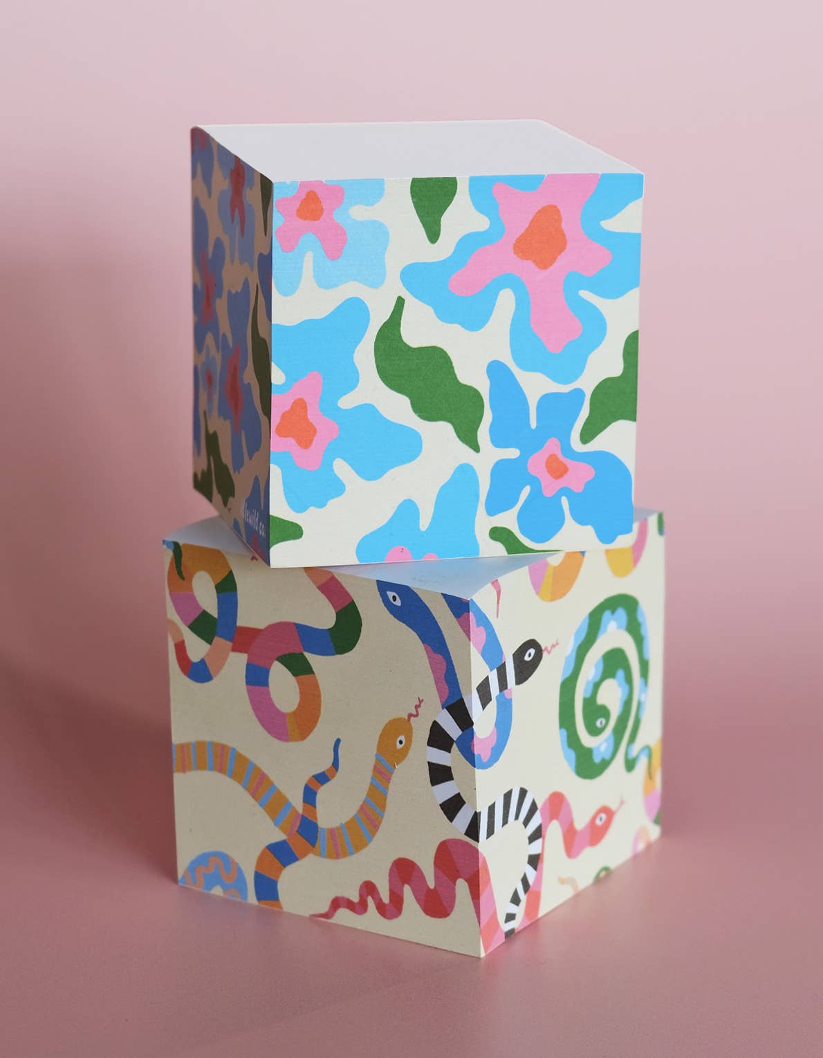 Idlewild Co. - Sticky Note Cube | Colorful Snakes