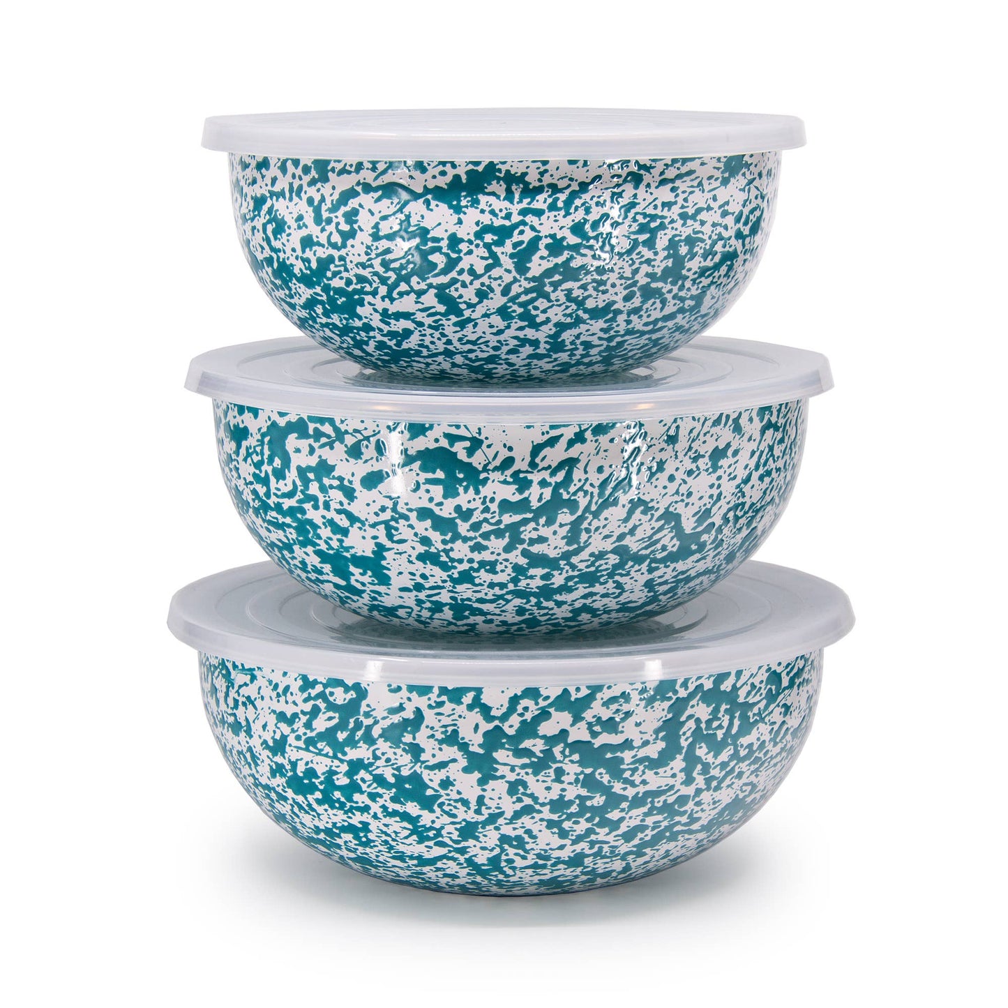 Crow Canyon Home - Splatter Enamelware Covered Multi-Purpose Bowl