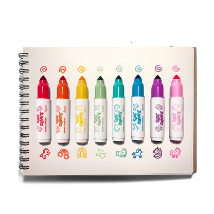 OOLY - Jumbo Jots Dual Tip Unicorn Markers - Set of 8