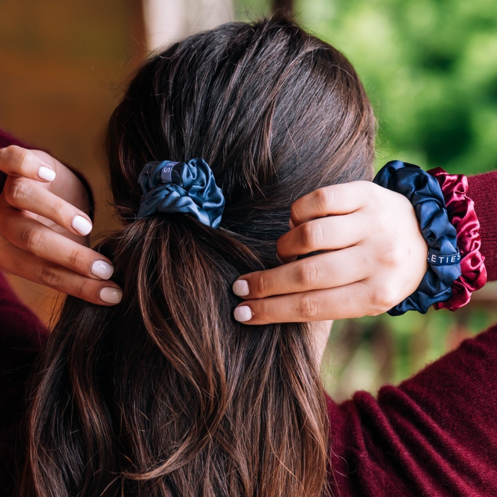 TELETIES - Autumn Assortments Large Silk Scrunchie
