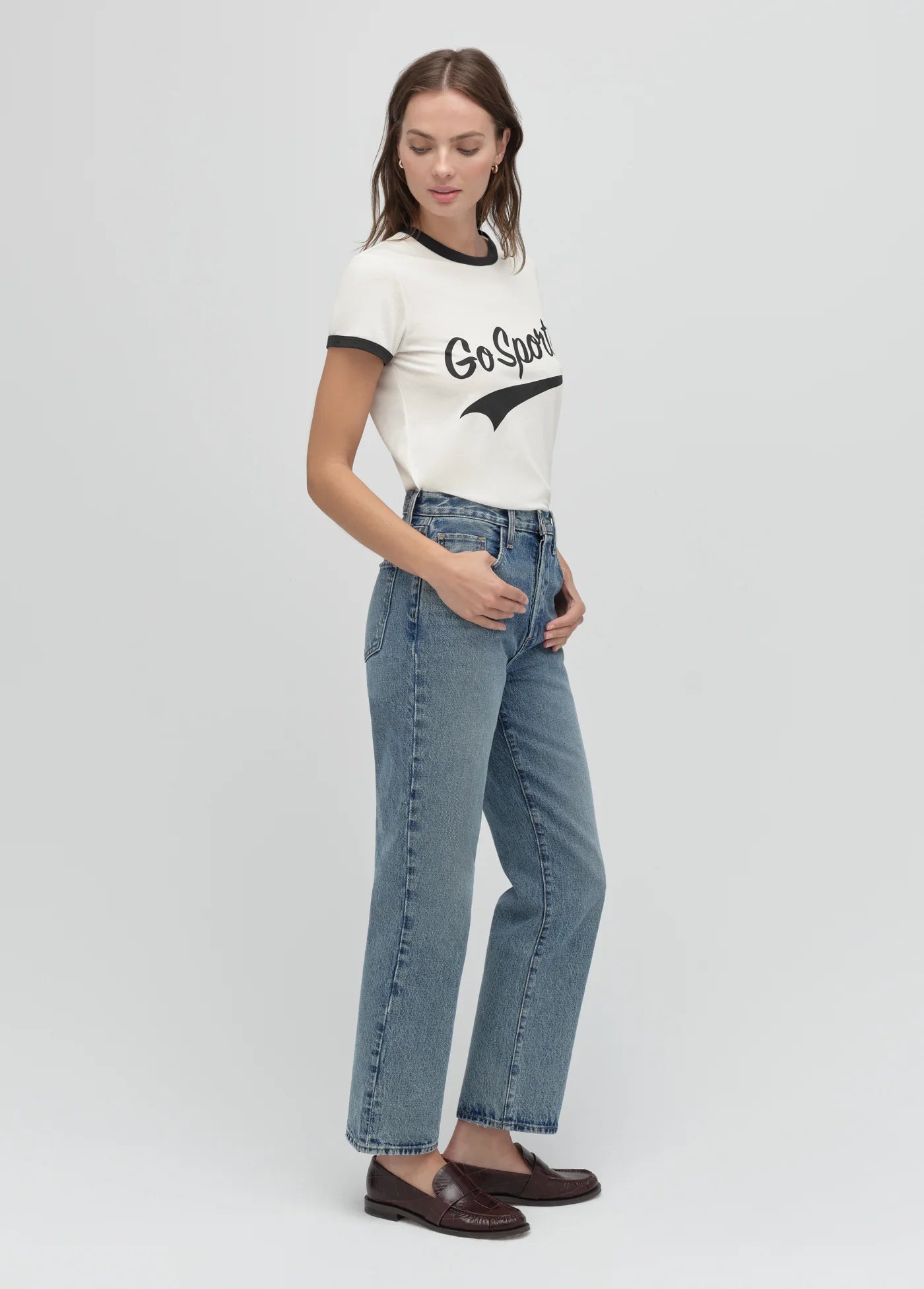 Favorite Daughter - Go Sports Ringer Tee