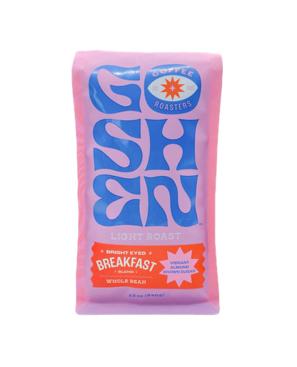 Goshen Coffee Company - Bright Eyed Breakfast Light Roast Coffee Whole Bean, Ground