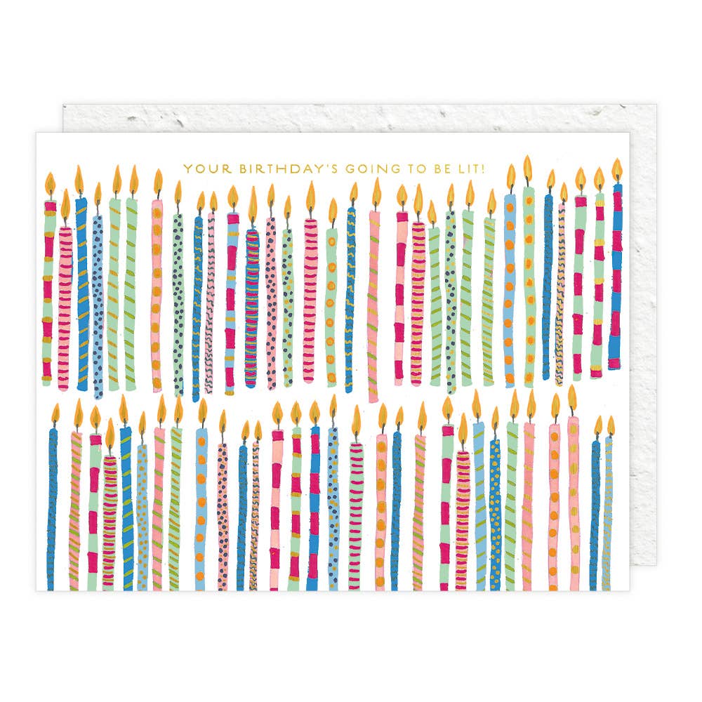 Seedlings - Bday Candles - Birthday Card