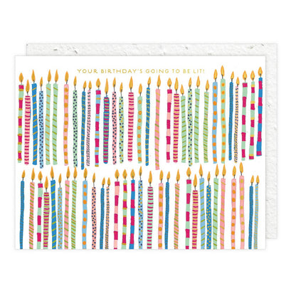 Seedlings - Bday Candles - Birthday Card