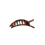 TELETIES - Flat Rectangle Hair Clip | Small | Tortoise