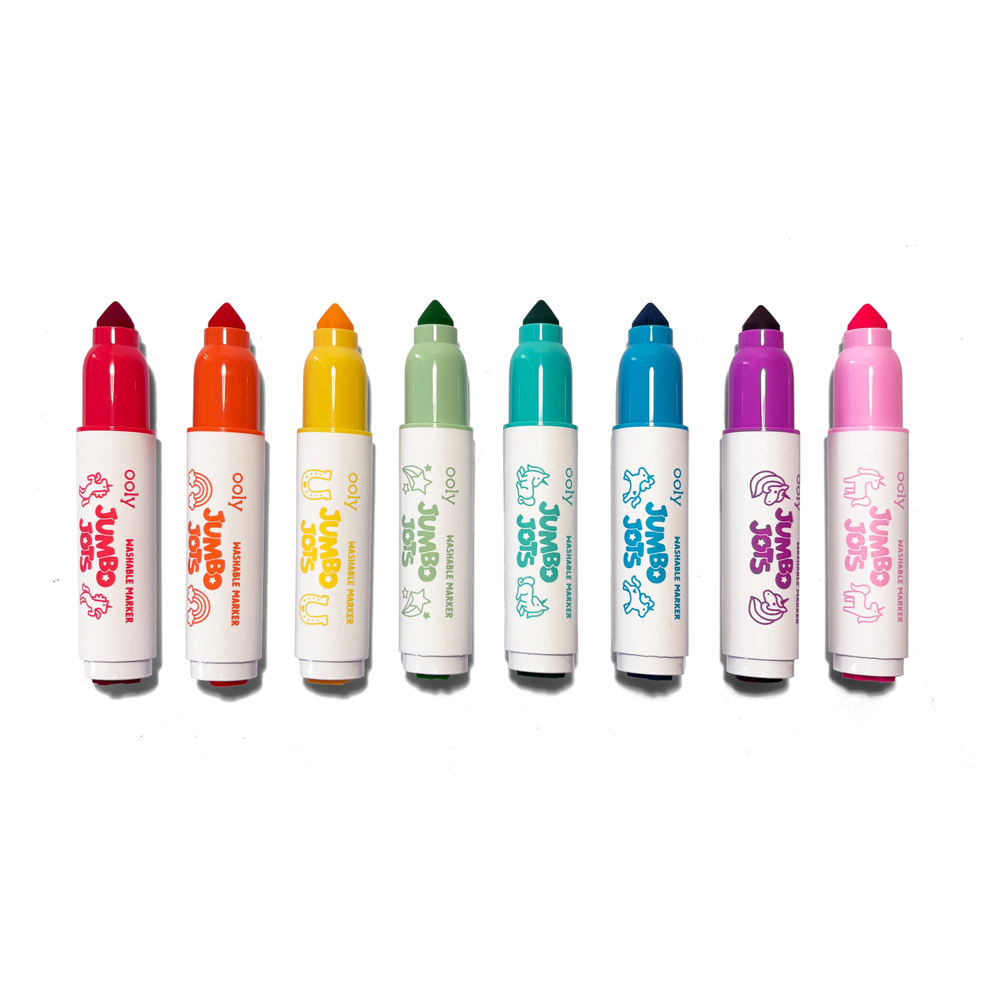 OOLY - Jumbo Jots Dual Tip Unicorn Markers - Set of 8