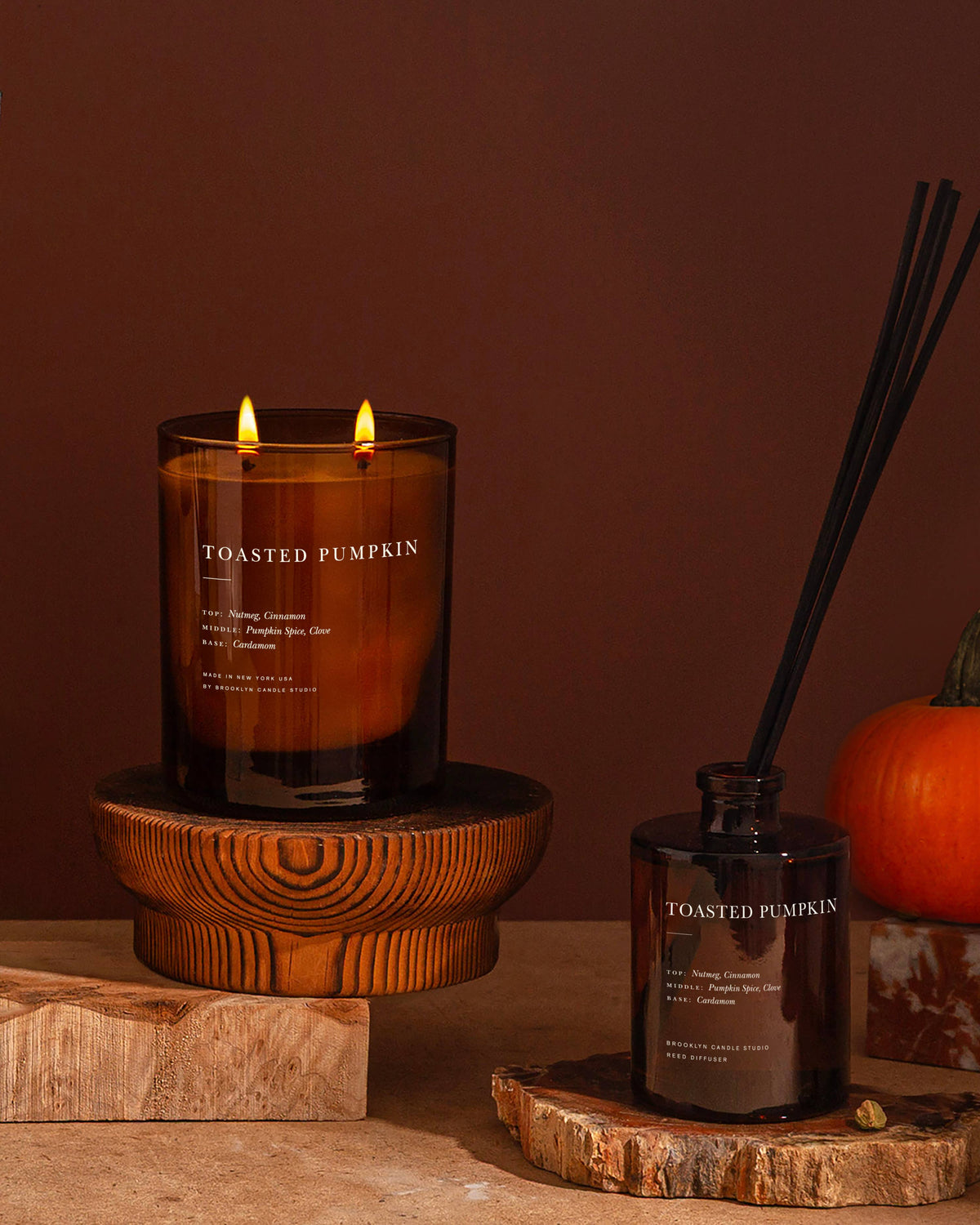Brooklyn Candle Studio - Toasted Pumpkin Reed Diffuser
