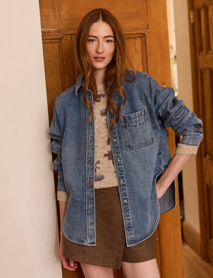 Heartloom Morocco Denim Top - River