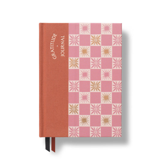 Papier - Guided Gratitude Journal, A6 Fabric - Starbursts