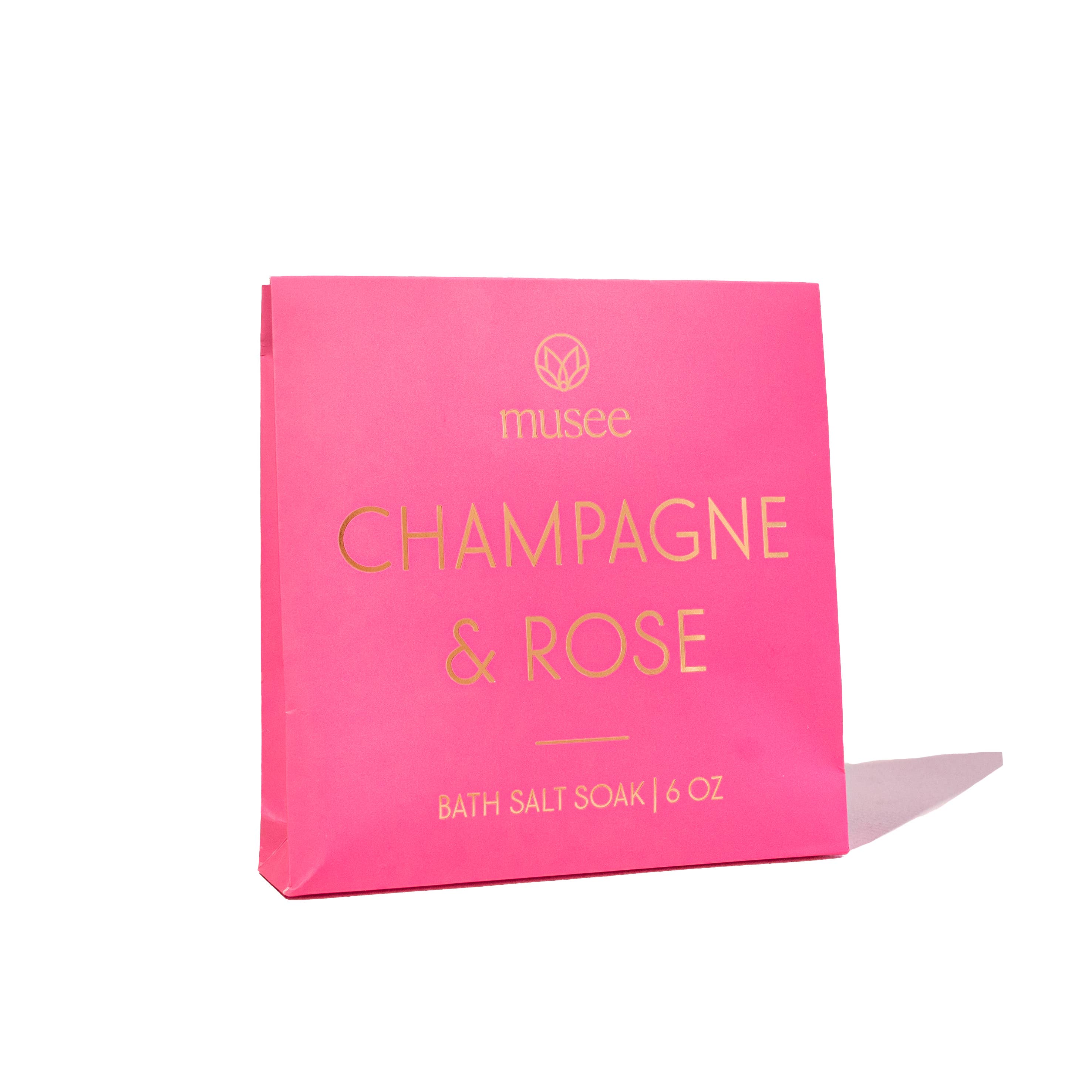 Musee - Champagne & Rose Mini Bath Salt Soak