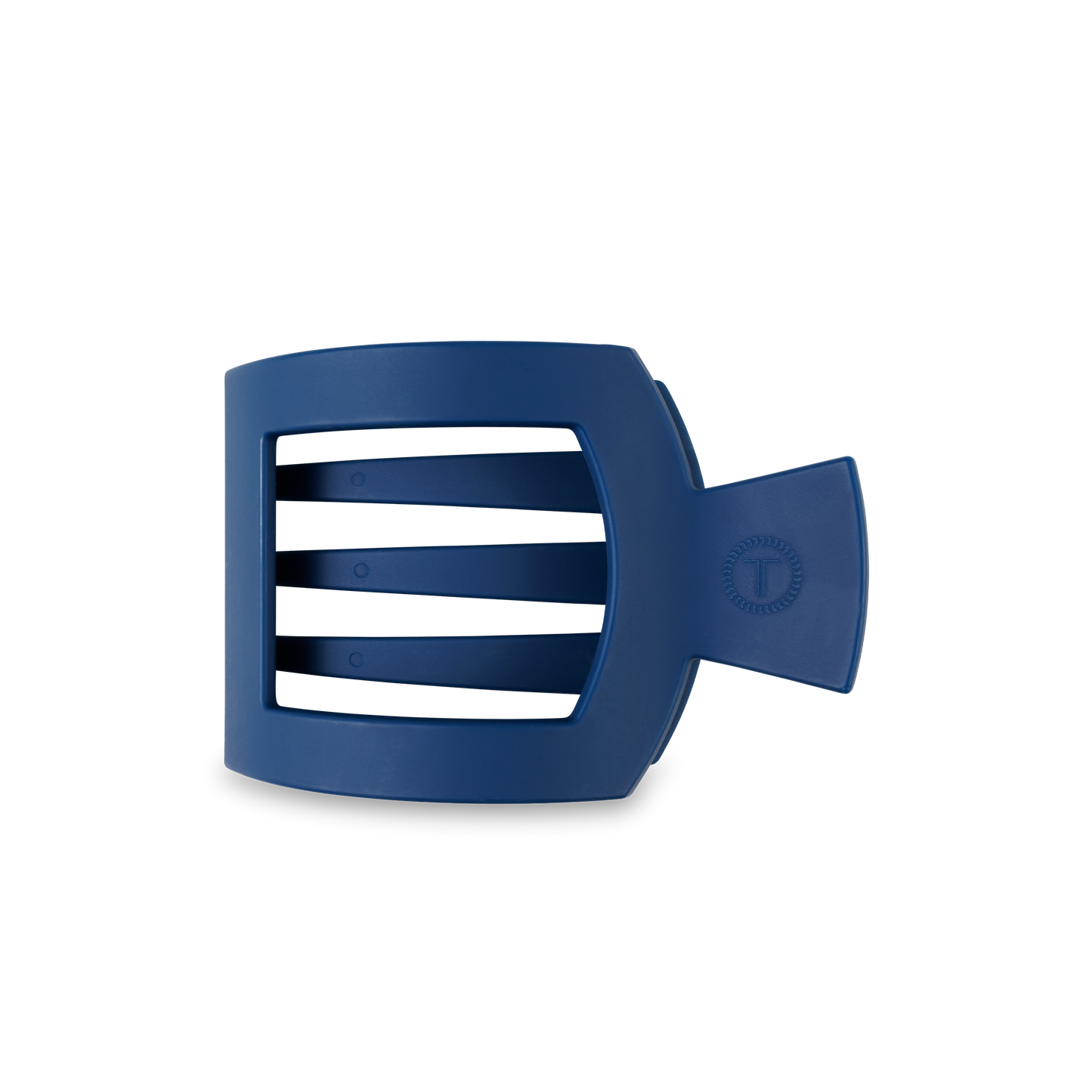 TELETIES - Square Flat Hair Clip | Medium | Midnight Rain
